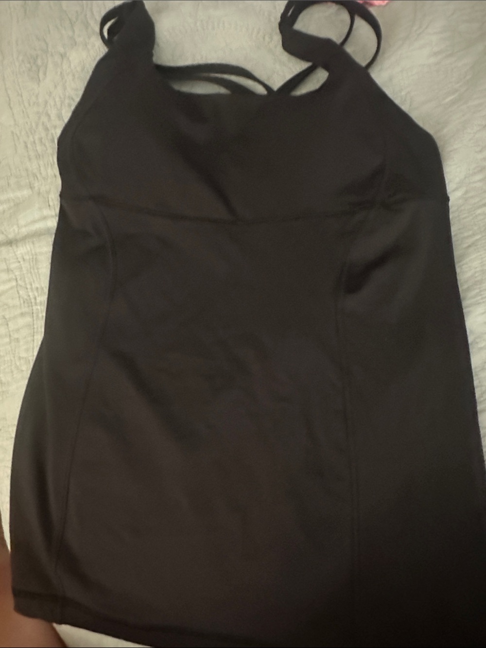 lululemon athletica Black Strappy Tank